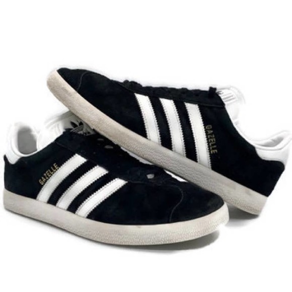 adidas gazelle core black white